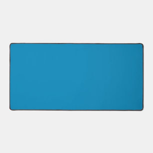 Blue (NCS) (solid colour) Desk Mat