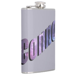 Blue Nebula Connor Name, Hip Flask