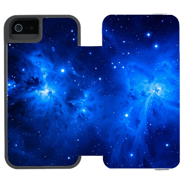 Blue Nebula  Incipio iPhone Wallet Case (Folio Open)