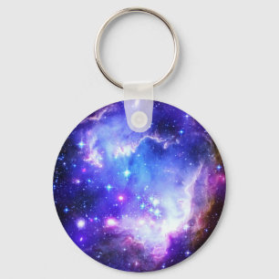 Blue Nebula Key Ring