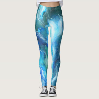 Blue Nebula Leggings