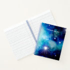 Blue Nebula Note Book Journal Sketchbook