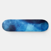 Blue Nebula Skateboard | Space Skateboard Deck (Horz)