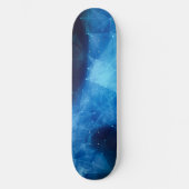 Blue Nebula Skateboard | Space Skateboard Deck (Front)