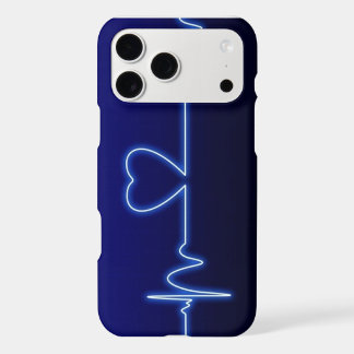 Blue Neon Heartbeat Lifeline Aesthetic