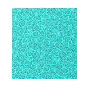 blue neon notepad
