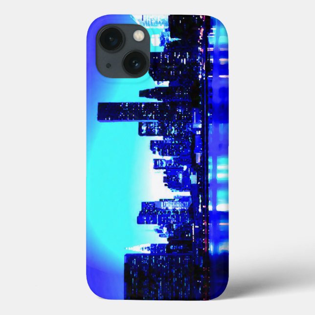 Blue New York City Case-Mate iPhone Case (Back)