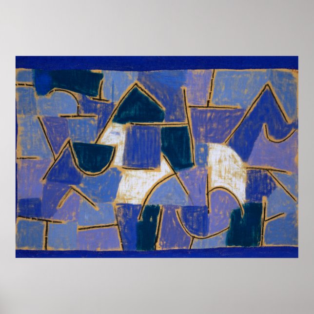 Blue Night, 1937 by Paul Klee Poster (Front)
