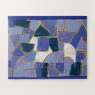 Blue Night by Paul Klee, Abstract  Jigsaw Puzzle
