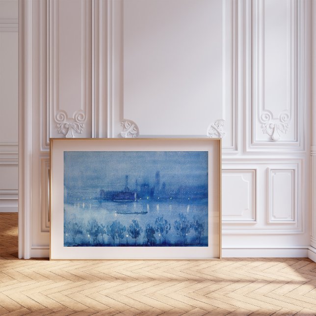 Blue Night, London | Joseph Pennell Poster (Creator Uploaded)