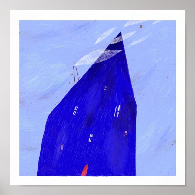 Blue night poster (Front)