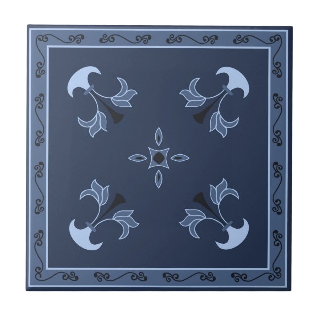 Blue Night Tile (Front)