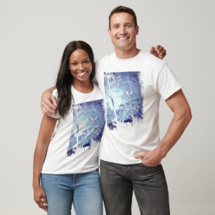 Blue night trees T-Shirt