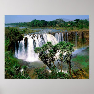 Blue Nile Falls Poster