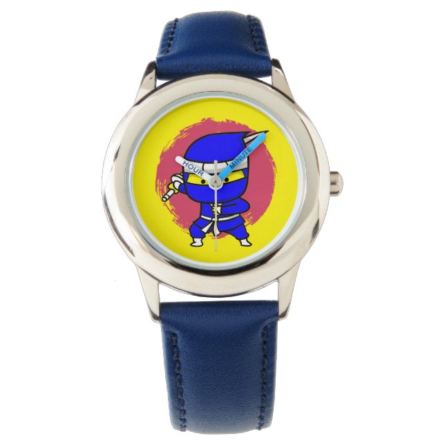 Blue ninja !!! watch (Front)