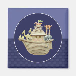 Blue Noah's Ark Magnet