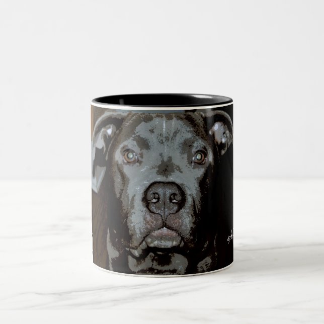Blue Nose Pit Bull Terrier Mug (Center)