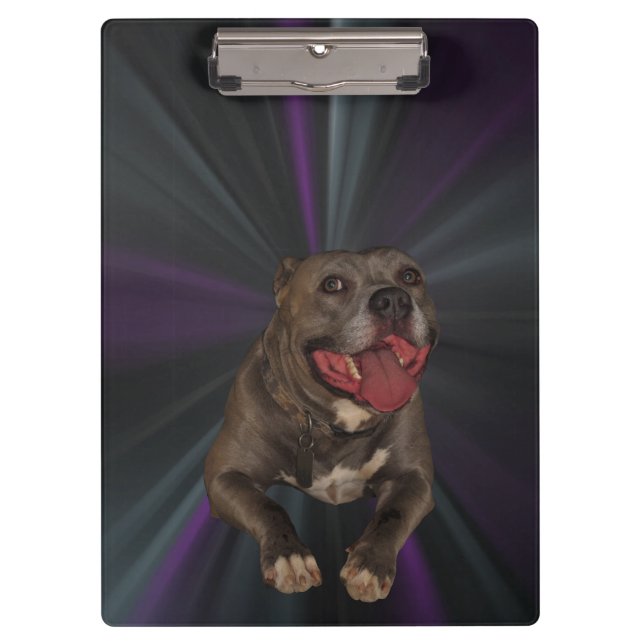 Blue Nose Pitbull Clipboard (Front)