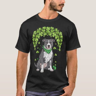 Blue Nose Pitbull St Patricks Day Lover Irish Sham T-Shirt