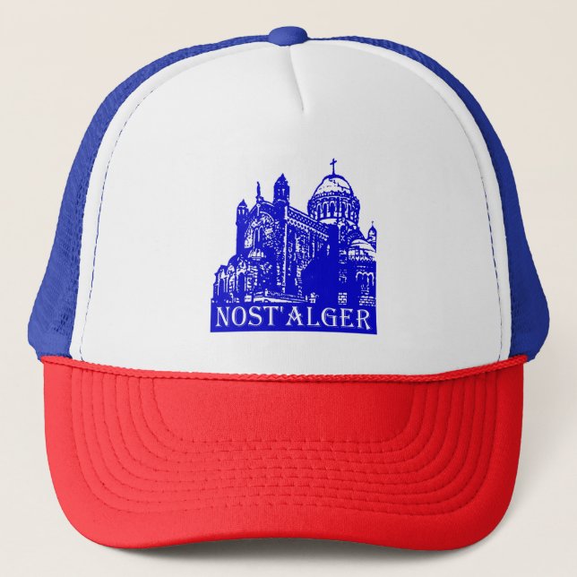 blue Notre Dame d'Alger cap (Front)