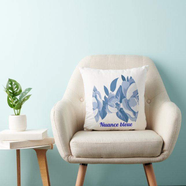 Blue nuance cushion (Chair)
