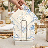 Blue Nursery Toile Baby Shower