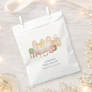 Blue Nursery Toys Little Chicken Baby Shower Favour Bag