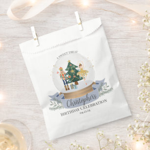 Blue Nutcracker Birthday Party Favours Cookie Trea Favour Bag