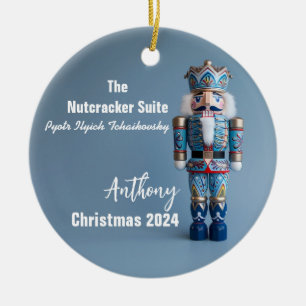 Blue Nutcracker Personalised Ornament