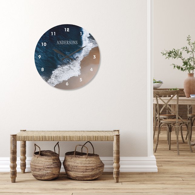 Blue Ocean Aerial Large Clock (Creator Uploaded)