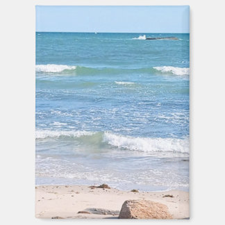 Blue Ocean Beach Photo Nature Scene Magnet