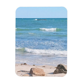 Blue Ocean Beach Photo Nature Scene Magnet