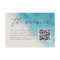 Blue Ocean Beach Wedding QR Code Details