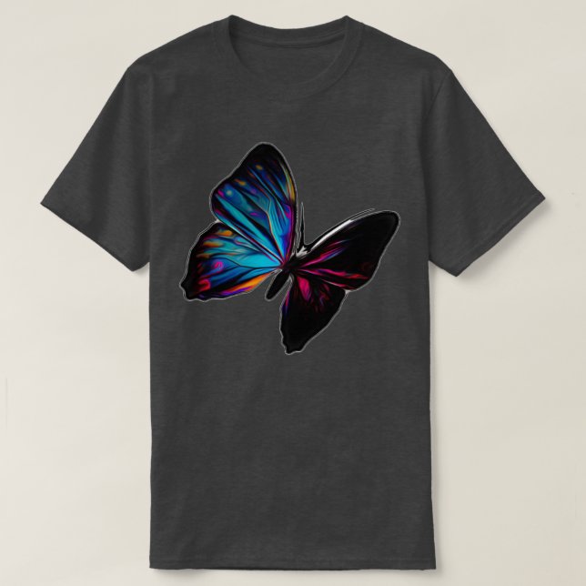 Blue ocean butterfly T-Shirt (Design Front)