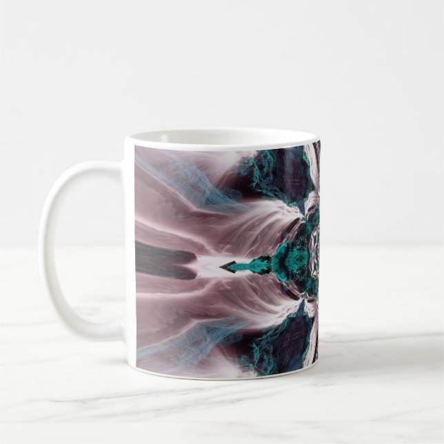 Blue Ocean Cascade Mug (Left)
