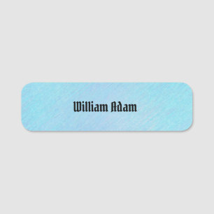 Blue Ocean Name Tag