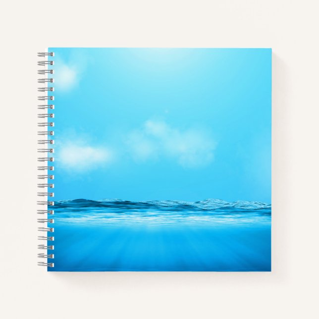 Blue ocean notebook (Front)