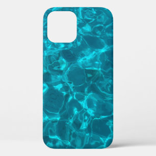 Blue Ocean Pattern, Beach Ocean View Lovers iPhone 12 Case