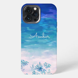 Blue Ocean Sea Beach Personalised iPhone 13 Pro Max Case