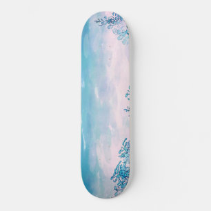 Blue Ocean Sea Beach Skateboard