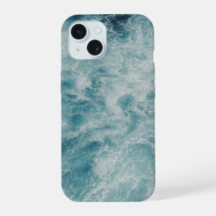 Blue Ocean Summer Beach Waves iPhone 15 Case