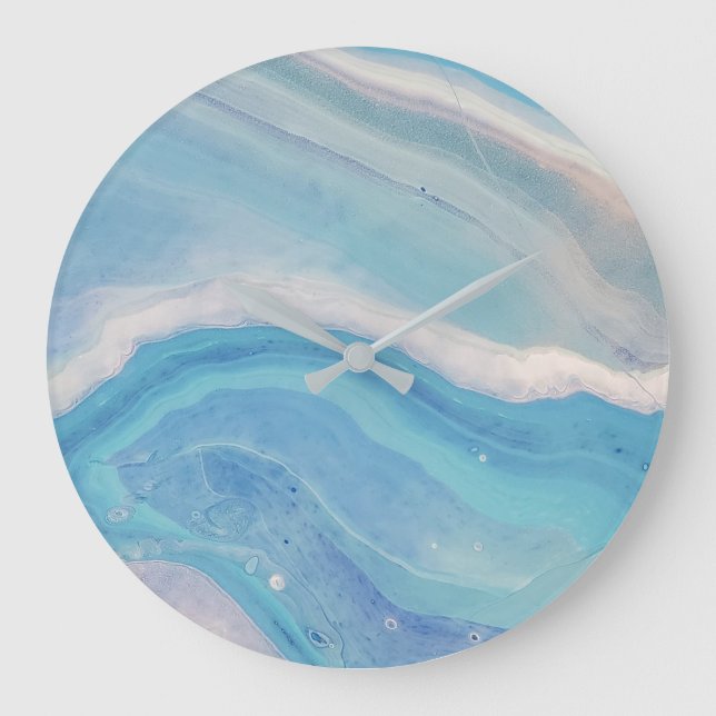 Blue Ocean Wall Clock (Front)