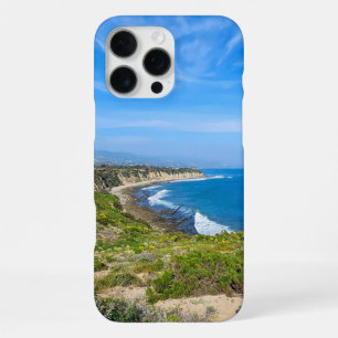 Blue ocean water along the coastline at Poine Dume iPhone 16 Pro Max Case
