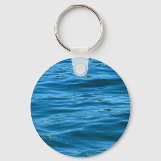 Blue Ocean Water Key Ring (Front)