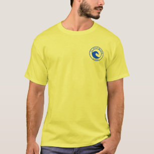 Blue Ocean Wave Circle Design St Pete Beach T-Shirt
