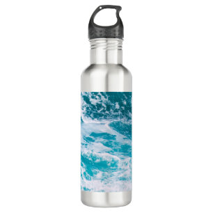 Blue Ocean Waves 710 Ml Water Bottle