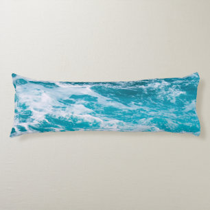 Blue Ocean Waves Body Cushion