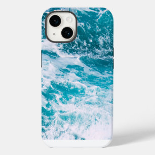 Blue Ocean Waves iPhone 14 Case