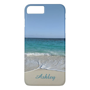 Blue Ocean waves on a Caribbean beach V2 iPhone 8 Plus/7 Plus Case
