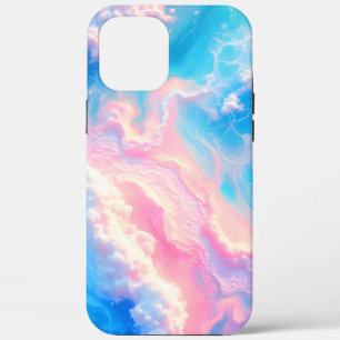 Blue Ocean Waves Pink Summer Sea Beach Turquoise iPhone 12 Pro Max Case